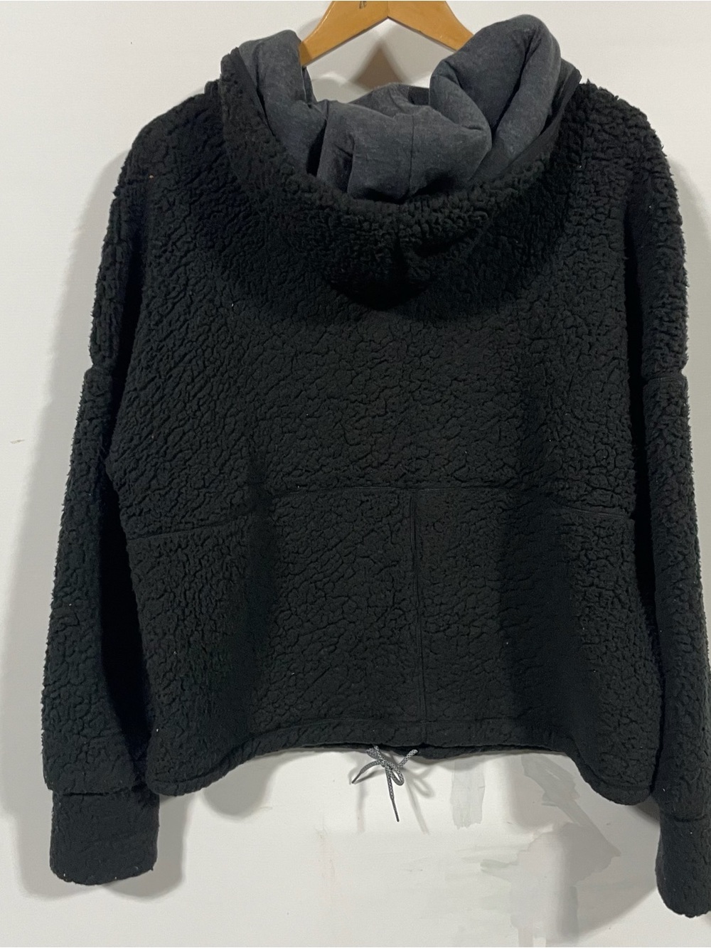 Prana Black Sherpa Half-Zip Hoodie - Picture 3 of 3